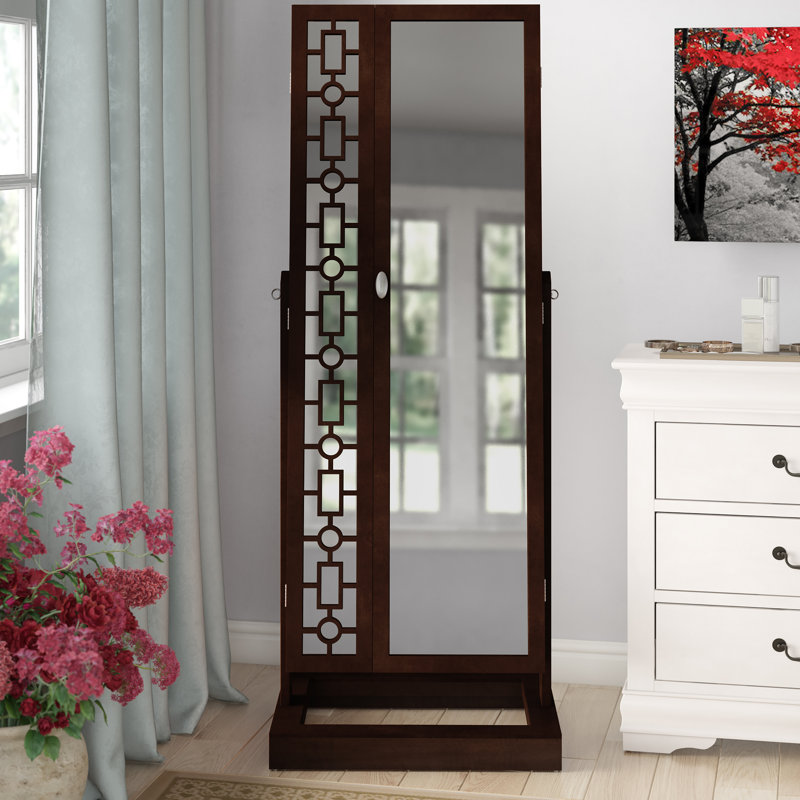 Darby Home Co Critchfield Cheval Jewelry Armoire with Mirror & Reviews